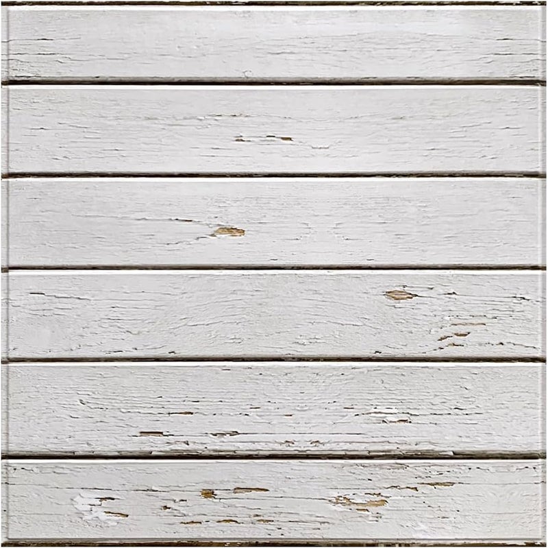 Commomy 10 Pcs 3D Peel and Stick Wood Wall Panels for Walls -11.8"x11.8" Ultralight Thin PVC 3D Faux Wood Panels Peel and Stick Shiplap Planks for Living Room,Accent Wall Decor Farmhouse Fall Decor - Image 1
